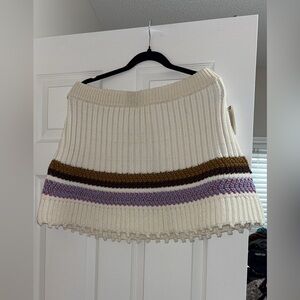 Anthropologie Maeve Knit Mini Skirt